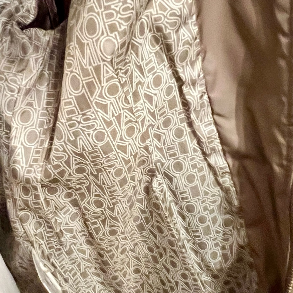 Michael Kors Quilted Tan Trench Coat - Picture 11 of 11